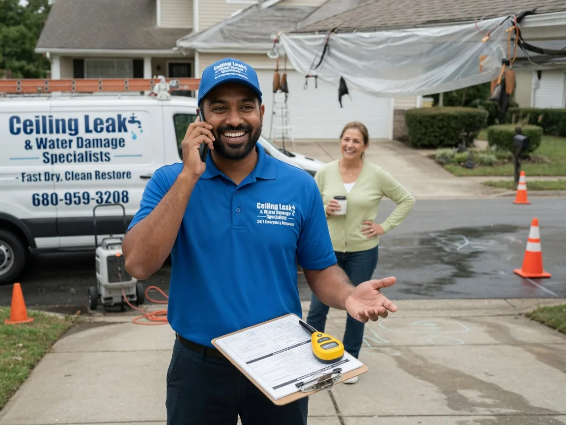 Ceiling Leak Cleanup Lindsay, NE FAQs